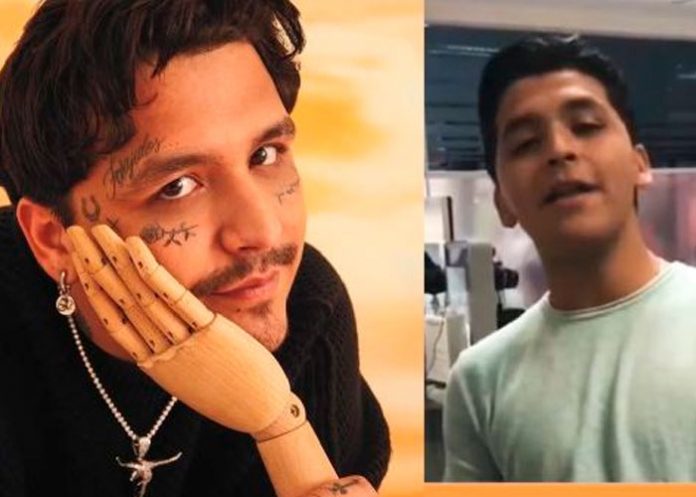 .4 Así se veía Christian Nodal cuando trabajaba en Coppel