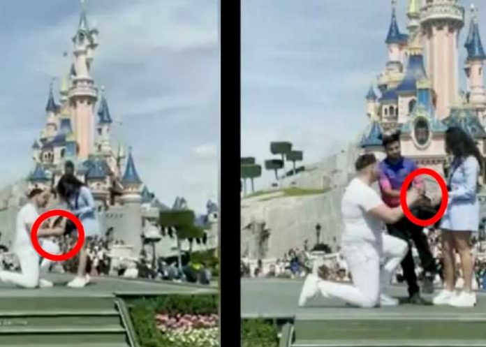 ¿Señal divina? Trabajador interrumpe su petición de matrimonio