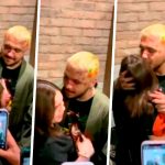¡Anda suelto! Nodal intenta besar a una fan en la boca y lo rechaza Nodal intenta besar a una fan en la boca y lo rechaza