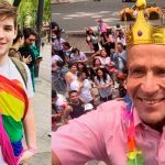 Alfredo Adame asiste a su primer marcha LGBT+ en apoyo a su hijo Alfredo Adame en la marcha del orgullo: "vine por apoyar a mi hijo"