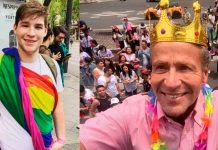 Alfredo Adame asiste a su primer marcha LGBT+ en apoyo a su hijo Alfredo Adame en la marcha del orgullo: "vine por apoyar a mi hijo"