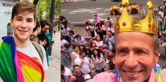 Alfredo Adame en la marcha del orgullo: "vine por apoyar a mi hijo"