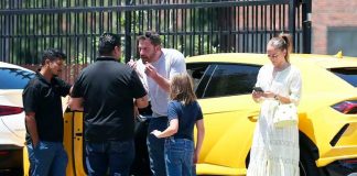 Hijo de Ben Afleck de 10 años choca el Lamborghini de su papá