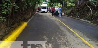 Managua: Construyen 6 cuadras de pavimento en zona rural