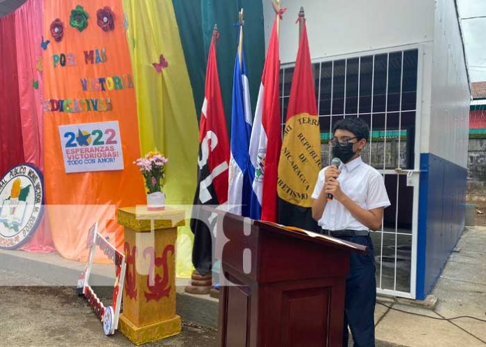 MINED inaugura nuevas aulas en un Instituto de Chichigalpa