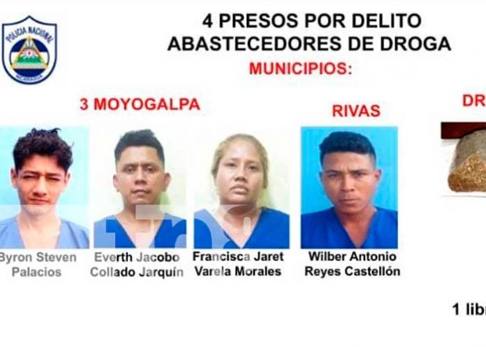 Foto: Policía de Rivas logra la captura de delincuentes ligados a delitos de peligrosidad / TN8
