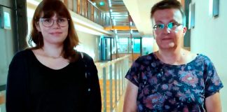 Embajadora de Nicaragua en Alemania, Compañera Tatiana García junto a la Señora Kathrin Vogler, Diputada en el Parlamento alemán