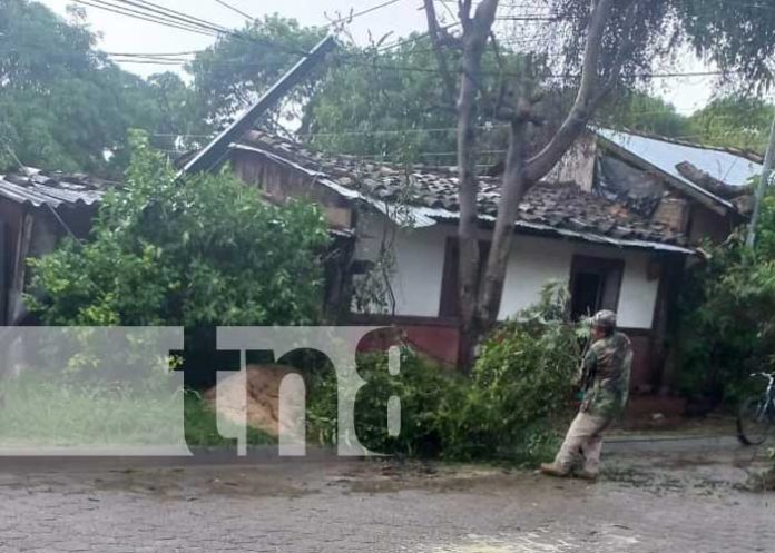 Fuertes lluvias y vientos dejan serias afectaciones en Somoto