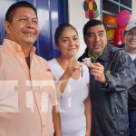 Familia del barrio Benedicto Valverde, Managua, recibe vivienda digna Foto: Familia del Bo. Benedicto Valverde en Managua ya no se preocupa por la lluvia / TN8