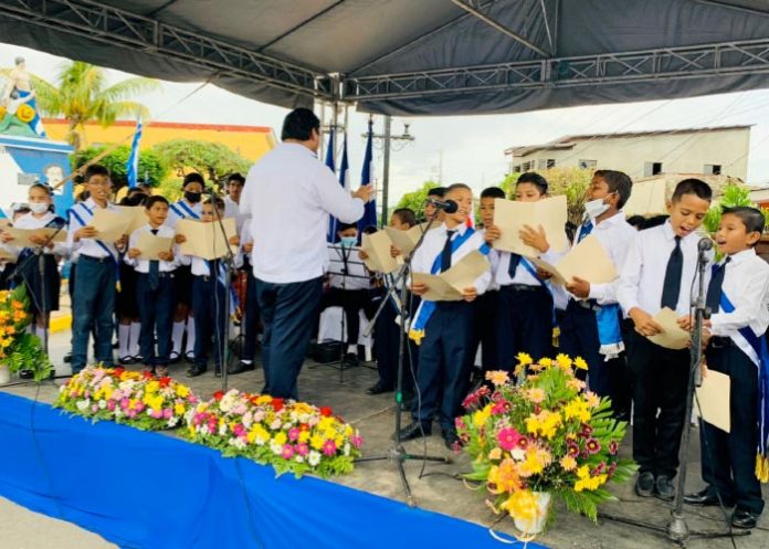 Se realizó un homenaje en el departamento de Rivas al maestro Enmanuel Mongalo y Rubio