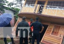 Vivienda colapsa en una zona de Bluefields