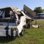 Vuelco de camión en Managua deja a conductor y dos ayudantes lesionados Vuelco de camión en el Distrito VI de Managua
