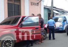 ¿Para qué la robaron? Hallan camioneta abandonada en Diriamba, Carazo Encuentran camioneta en abandono en Diriamba, Carazo