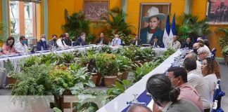 Reunión en Cancillería de Nicaragua para ver la situación climática en el país