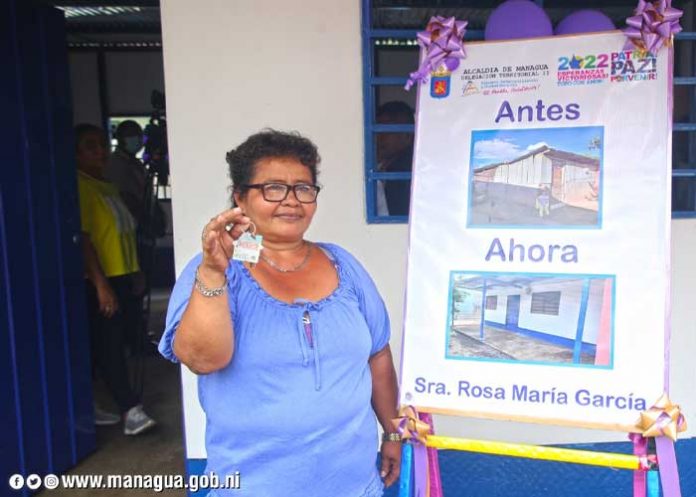Nueva vivienda digna para una familia en Managua