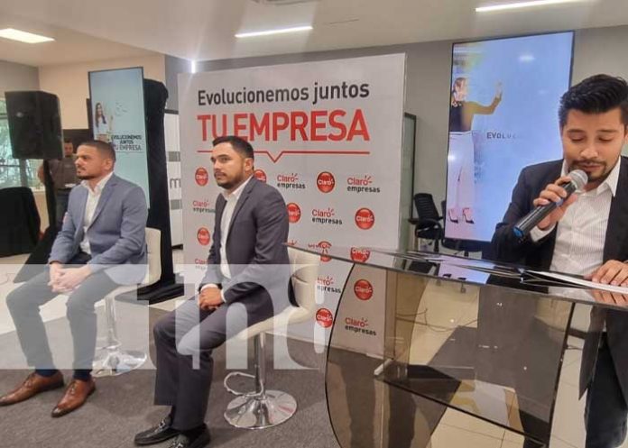 Presentación de servicio para empresas de Claro Nicaragua