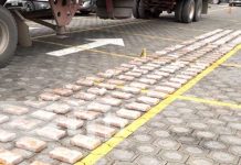 Furgonero iba cargado con más de 234 kilos de cocaína en Teustepe Incautación de cocaína en Teustepe, Boaco