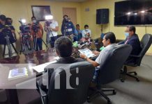 Conferencia de prensa sobre precios de combustibles en Nicaragua