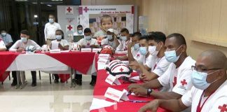 Capacitación de la Cruz Roja Nicaragüense
