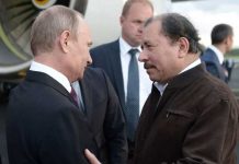 Vladimir Putin, presidente de Rusia, saluda al pueblo nicaragüense por el 43/19 Encuentro del Presidente de Nicaragua, Daniel Ortega, y presidente de Rusia, Vladimir Putin