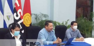Conferencia de prensa con autoridades educativas en Nicaragua