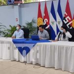 Preparan entrega de bonos a más de 60 mil docentes en Nicaragua Conferencia de prensa con autoridades educativas en Nicaragua