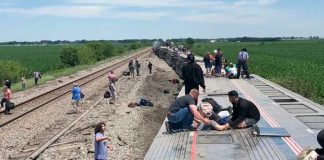 Múltiples heridos tras descarrilamiento de tren en Missouri, Estados Unidos