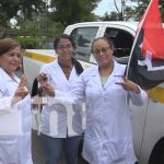 Entregan una ambulancia y camioneta al hospital de Estelí y La Trinidad Entrega de ambulancia y camioneta a hospitales en Estelí