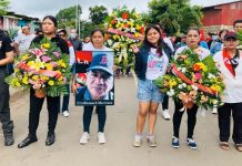 Se rindió homenaje a Bismark Martínez, quien perdió la vida por terroristas Una caminata cultural se realizó en homenaje al compañero Bismark Martínez