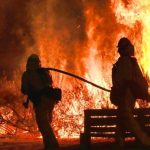 Incendio en las reconocidas colinas de ‘Hollywood’ Rápido actuar de los Bomberos en incendio de Hollywood