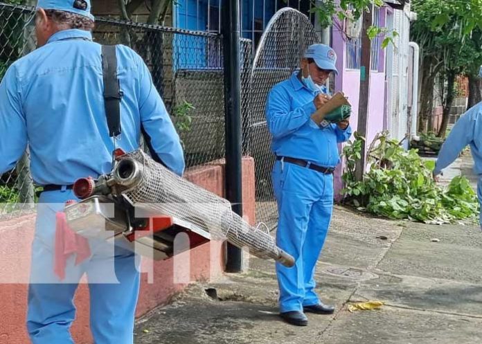 Jornada de fumigación y abatización en Managua