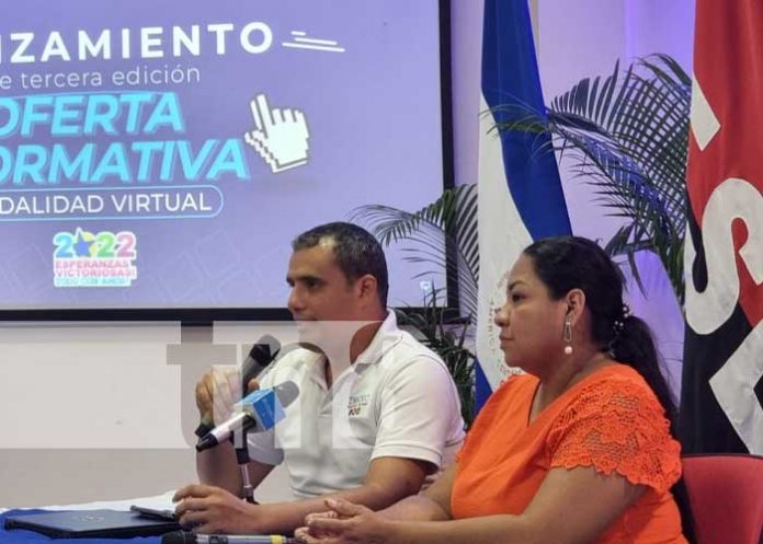 Lanzamiento de cursos virtuales con el INATEC en Nicaragua
