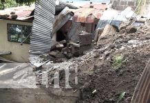 Lluvias provocan deslizamiento de lodo sobre una vivienda en Boaco Afectaciones de viviendas por lluvias en Boaco