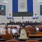 Sesión parlamentaria en la Asamblea Nacional de Nicaragua