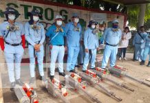 Brigadistas de la salud en Managua intensifican labores de lucha antiepidémica Labores de fumigación y abatización en Managua