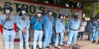 Labores de fumigación y abatización en Managua