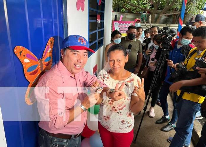 Nueva vivienda digna de una familia en Managua