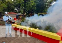 Jornada de fumigación y abatización en Managua