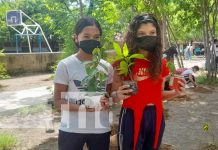 Jornada de reforestación en escuelas de Managua en saludo al Día del Árbol Reforestación desde colegios de Managua