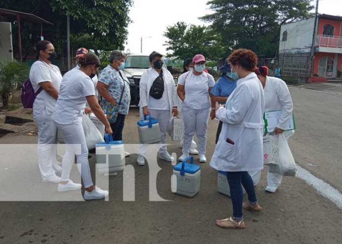 Jornada de vacunación en Managua