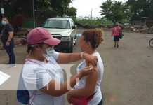 Jornada de vacunación en Managua