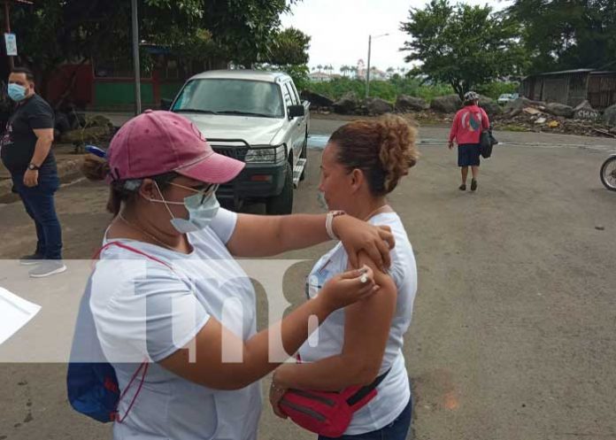 Jornada de vacunación en Managua