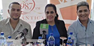 Conferencia de prensa por concierto de Marisela en Nicaragua