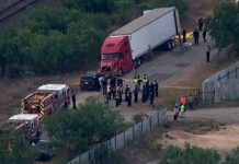 ¡Fatal sueño americano! 50 migrantes muertos dentro de un tráiler en Texas