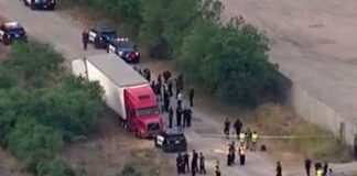 ¡Fatal sueño americano! 50 migrantes muertos dentro de un tráiler en Texas