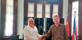 Nicaragua realiza visita de cortesía al embajador de China en Cuba