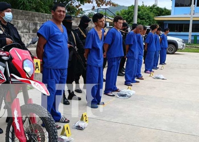 Captura de presuntos delincuentes en Nueva Segovia