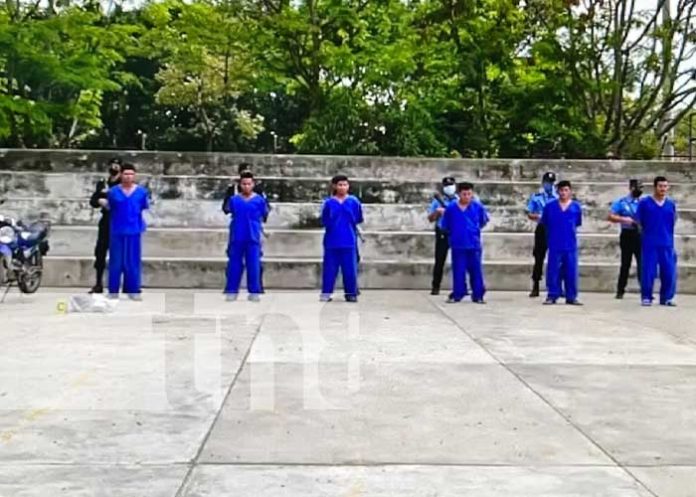 Captura de sujetos por delitos en Nueva Segovia