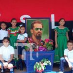 Conmemoración con estudiantes de Tipitapa para Carlos Fonseca