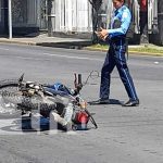 Motociclista fracturado tras choque en sector de Las Palmas, Managua (VIDEO) Accidente de tránsito en sector de Las Palmas, Managua